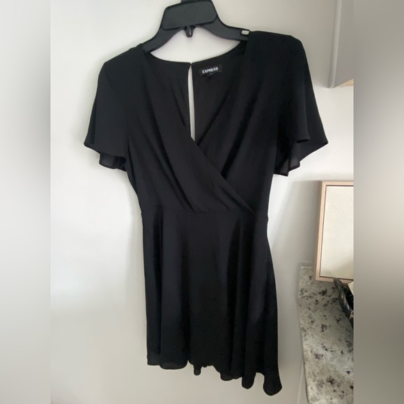 NWOT Black Express Dress - Picture 6 of 7